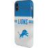 NFL Detroit Lions White Striped iPhone XS Pro Case