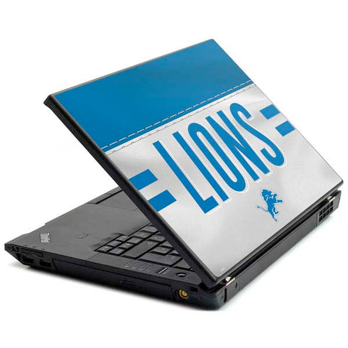 NFL Detroit Lions White Striped Lenovo T420 Skin