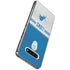 NFL Detroit Lions White Striped LG Stylo 6 Clear Case