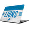 NFL Detroit Lions White Striped Apple MacBook Skin