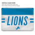 NFL Detroit Lions White Striped MacBook Air 15in (2023-2025) Case plus Skin