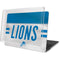NFL Detroit Lions White Striped MacBook Pro 13in (2020) Case plus Skin