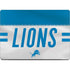 NFL Detroit Lions White Striped MacBook Pro 14in (2021-24) Skin