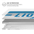 NFL Detroit Lions White Striped MacBook Pro 16in (2019-20) Case plus Skin