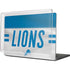 NFL Detroit Lions White Striped MacBook Pro 16in (2021-25) Case plus Skin