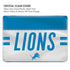 NFL Detroit Lions White Striped MacBook Pro 16in (2021-25) Case plus Skin