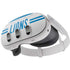 NFL Detroit Lions White Striped Meta Quest 3 Skin