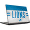 NFL Detroit Lions White Striped MSI GS65 Stealth Laptop Skin