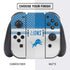 NFL Detroit Lions White Striped Nintendo Switch Bundle Skin