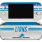 NFL Detroit Lions White Striped Nintendo Switch Lite Skin