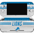 NFL Detroit Lions White Striped Nintendo Switch Lite Skin