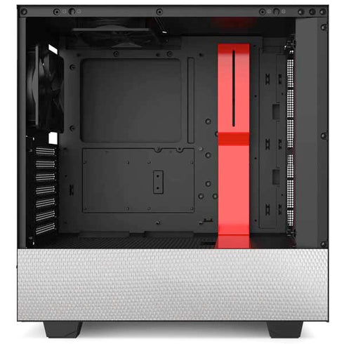 NFL Detroit Lions White Striped NZXT H510 Compact ATX Mid-Tower Case Skin