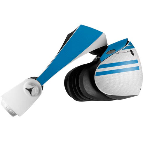 NFL Detroit Lions White Striped PlayStation VR2 Skin