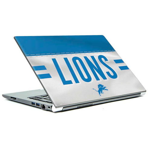 NFL Detroit Lions White Striped Portege Z30t/Z30t-A Skin