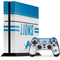 NFL Detroit Lions White Striped PS4 Console and Controller Bundle Skin