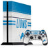 NFL Detroit Lions White Striped PS4 Console and Controller Bundle Skin