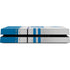 NFL Detroit Lions White Striped PS4 Console Skin