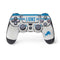 NFL Detroit Lions White Striped PS4 Controller Skin