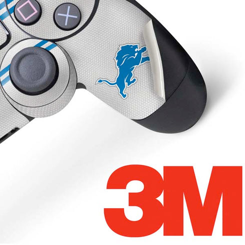 NFL Detroit Lions White Striped PS4 Pro/Slim Controller Skin