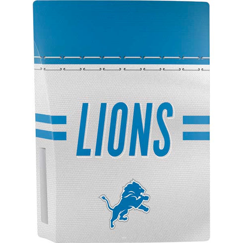 NFL Detroit Lions White Striped PS5 Bundle Skin