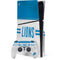 NFL Detroit Lions White Striped PS5 Slim Disk Bundle Skin