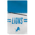 NFL Detroit Lions White Striped PS5 Slim Disk Console Skin