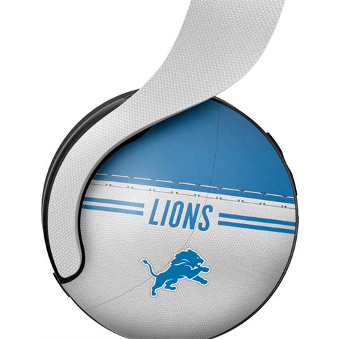 NFL Detroit Lions White Striped PULSE 3D Wireless Headset for PS5 Skin