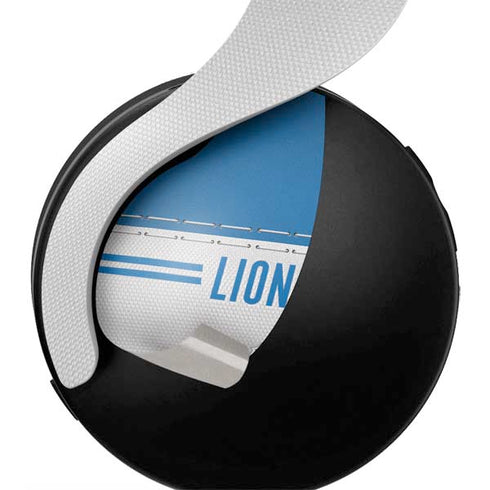 NFL Detroit Lions White Striped PULSE 3D Wireless Headset for PS5 Skin