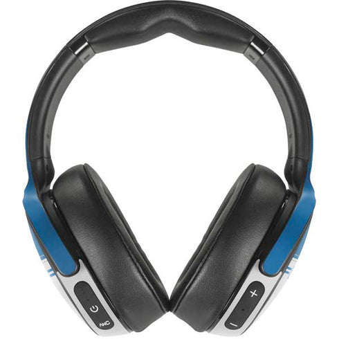 NFL Detroit Lions White Striped Skullcandy Venue Skin