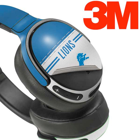NFL Detroit Lions White Striped Skullcandy Venue Skin