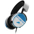 NFL Detroit Lions White Striped SteelSeries Arctis 3 Skin