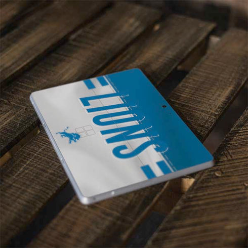 NFL Detroit Lions White Striped Surface Go Skin