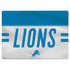 NFL Detroit Lions White Striped Surface Laptop 2 Skin
