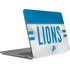 NFL Detroit Lions White Striped Surface Laptop Studio Skin