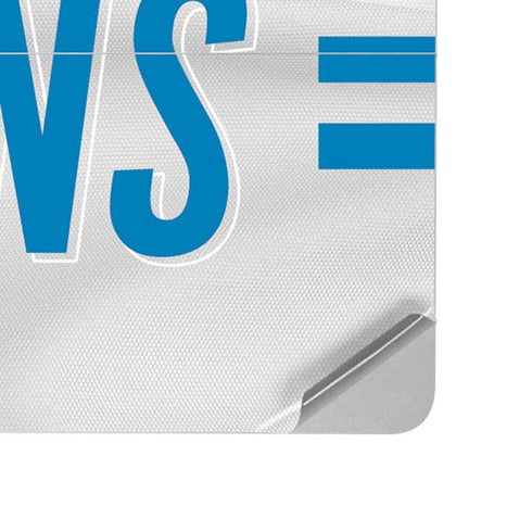 NFL Detroit Lions White Striped Surface Laptop Studio Skin