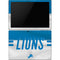 NFL Detroit Lions White Striped Surface Pro 6 Skin