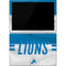 NFL Detroit Lions White Striped Surface Pro 7 Skin