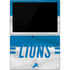 NFL Detroit Lions White Striped Surface Pro 7 Skin
