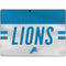 NFL Detroit Lions White Striped Surface Pro 9 Skin