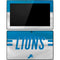 NFL Detroit Lions White Striped Surface Pro Tablet Skin