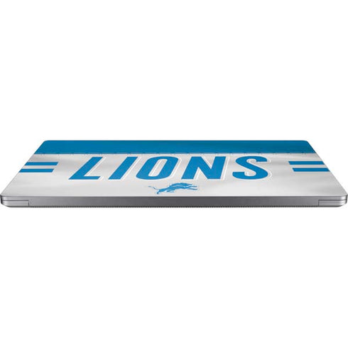 NFL Detroit Lions White Striped Universal Laptop 14in (11.4 x 8.2in) Skin