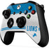 NFL Detroit Lions White Striped Xbox One X Controller Skin