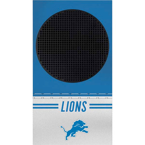 NFL Detroit Lions White Striped Xbox Series S Skins