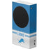 NFL Detroit Lions White Striped Xbox Series S Console Skin
