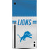 NFL Detroit Lions White Striped Xbox Series X Console Skin