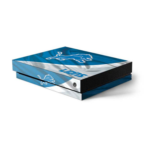 NFL Detroit Lions Xbox One X Console Skin
