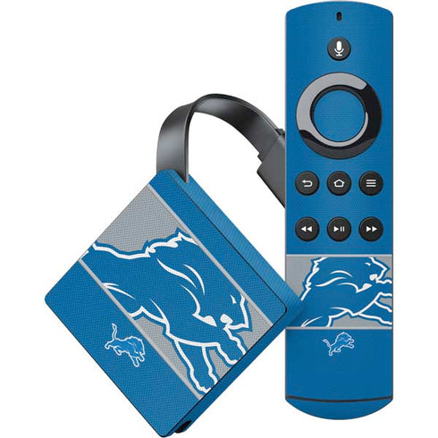 NFL Detroit Lions Zone Block Amazon Fire TV Skin