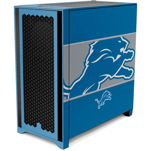 NFL Detroit Lions Zone Block Corsair 4000D Tempered Glass Mid-Tower ATX Case Skin
