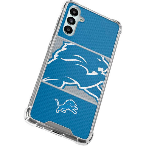 NFL Detroit Lions Zone Block Galaxy A15 5G Clear Case