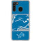 NFL Detroit Lions Zone Block Galaxy A21 Clear Case